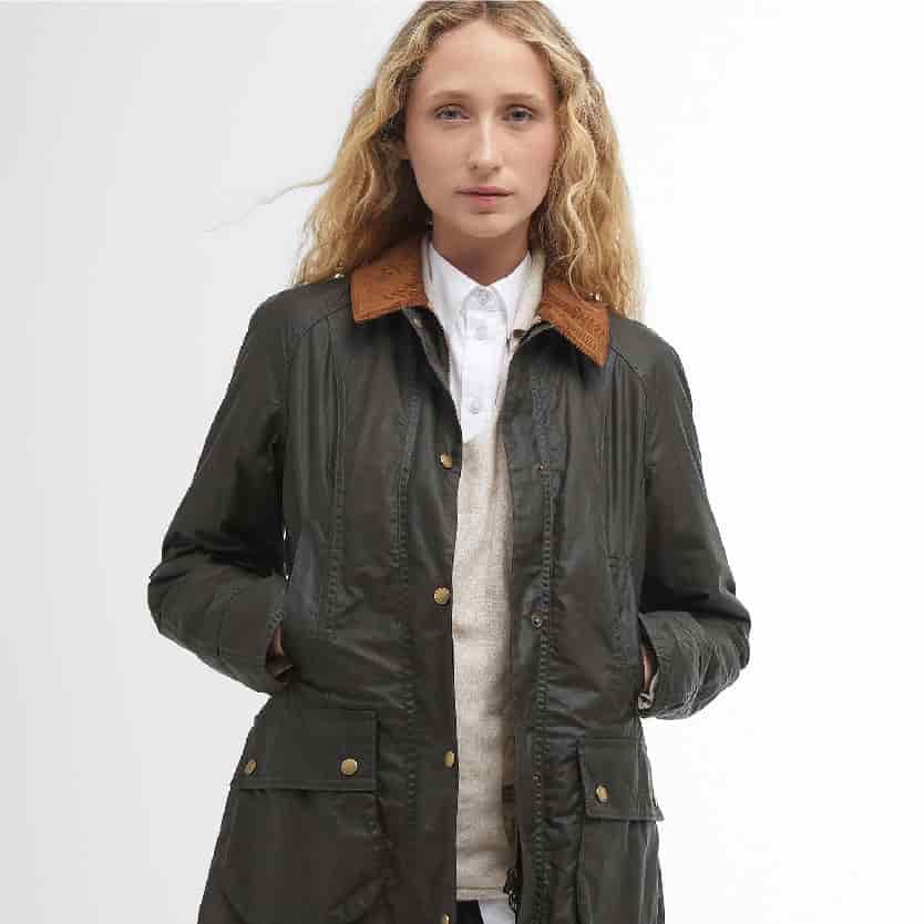Lightweight Beadnell Waxed Jacket - miniatura 2