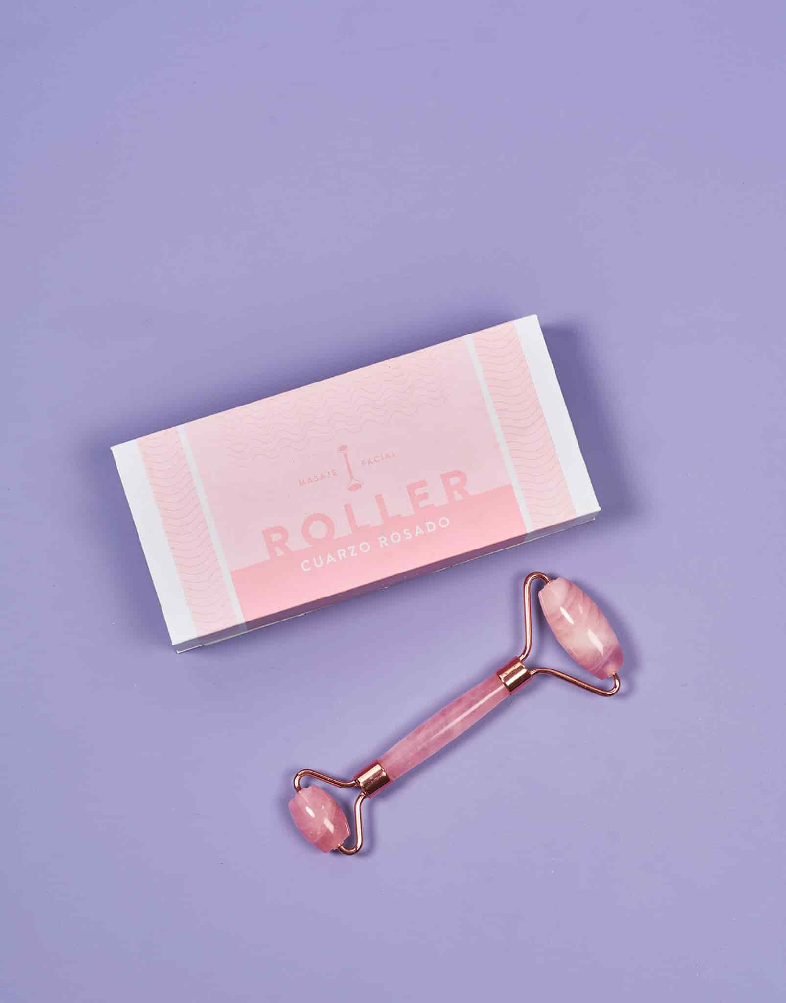 ROLLER FACIAL CUARZO ROSADO - miniatura 1