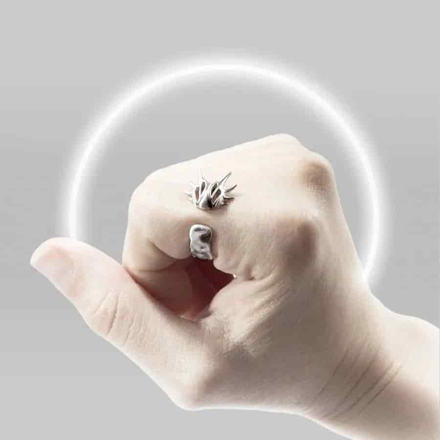 Anillo Oruga Dragón Ajustable - miniatura 3