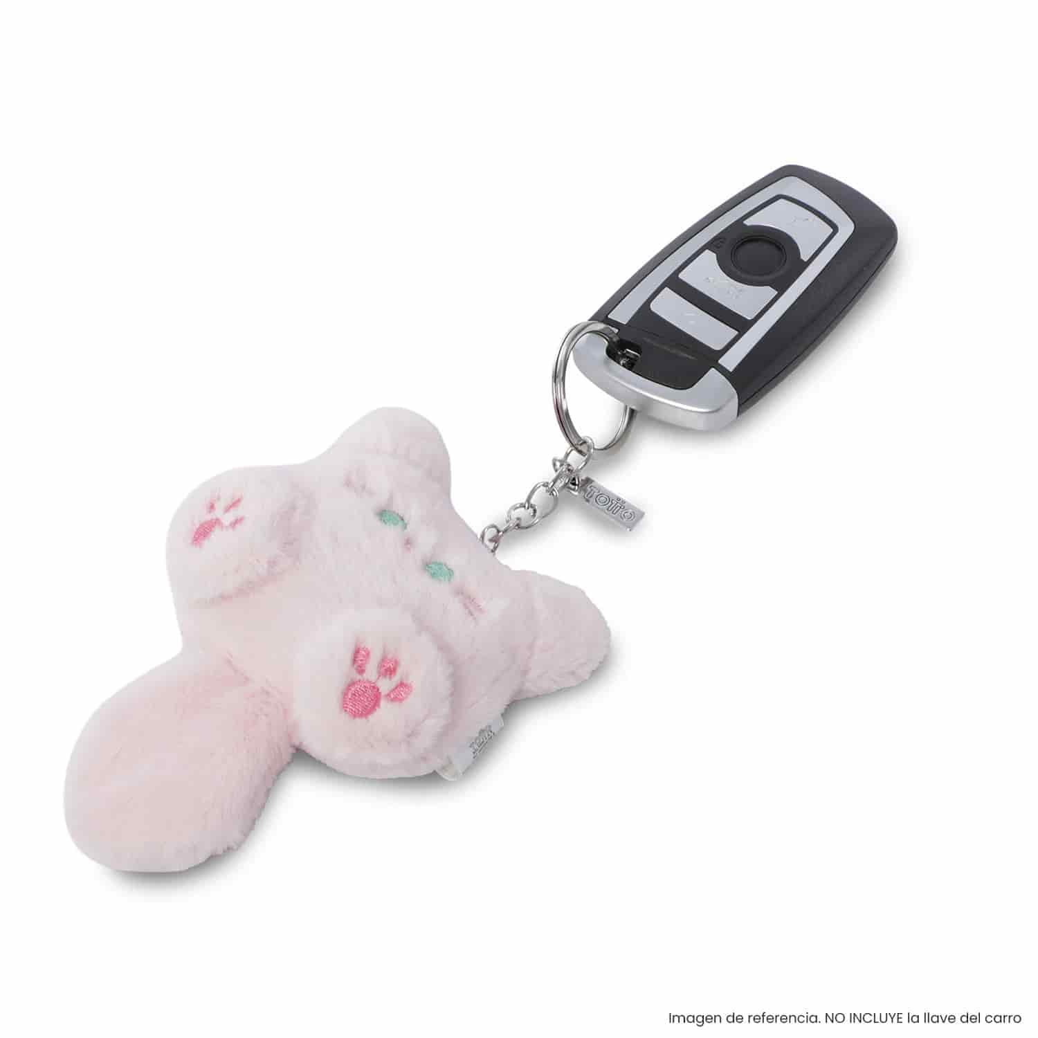 Llavero de Peluche Cat Pink color Rosado - miniatura 4
