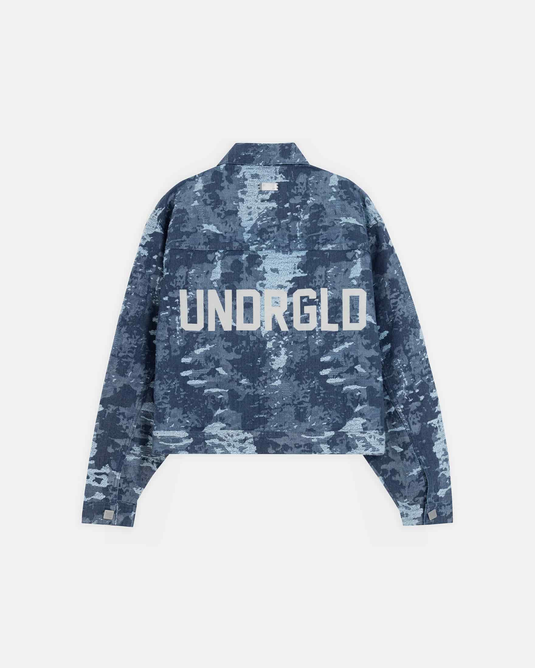 Capsule UNDRGLD Jacquard Jacket Cammo Blue - miniatura 3
