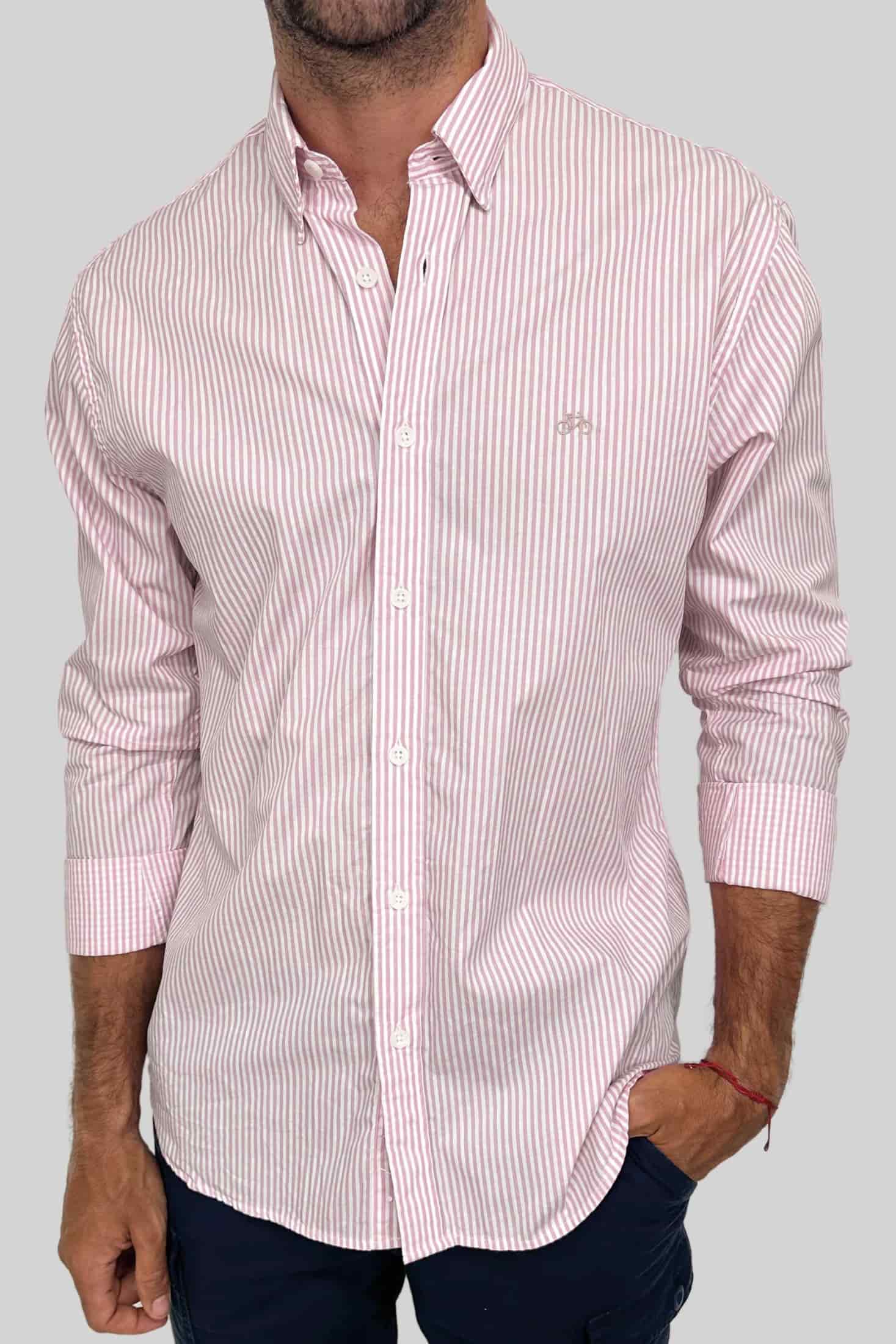 CAMISA BABY PINK LINES - miniatura 3