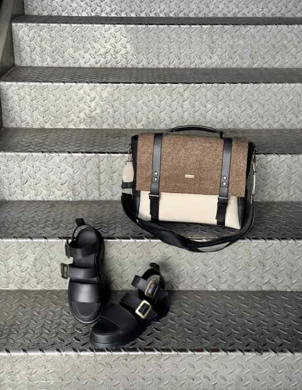 SANDALIAS CHUNKY NEGRO - miniatura 2