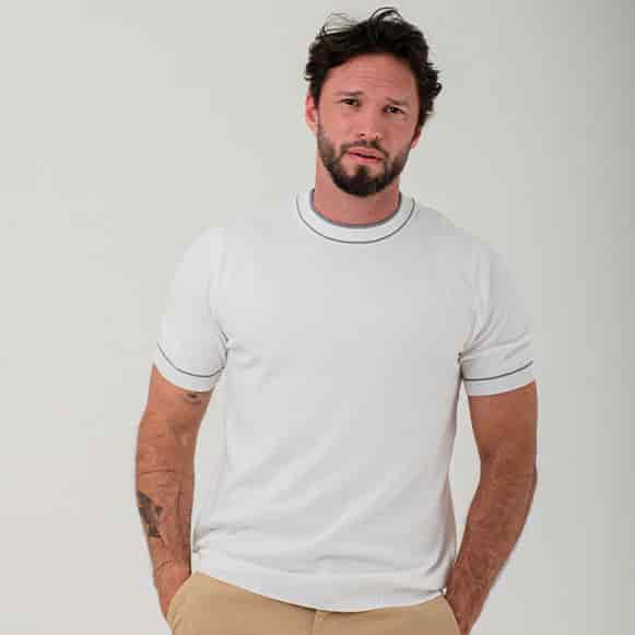 T-SHIRT MODA TEJIDO HOMBRE - miniatura 4
