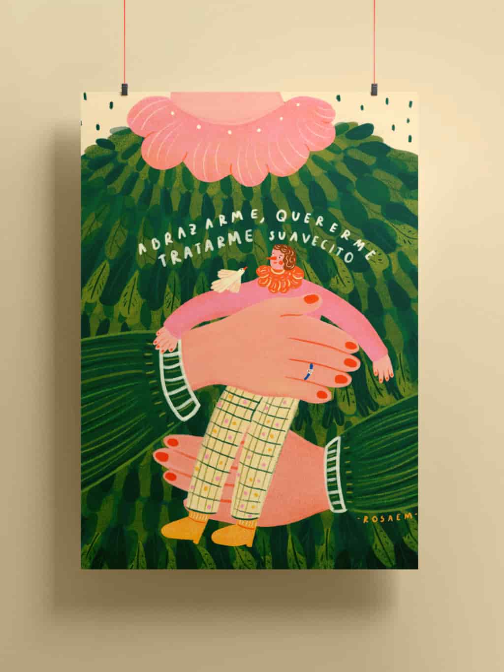 Póster abrazarme, quererme suavecito - miniatura 2