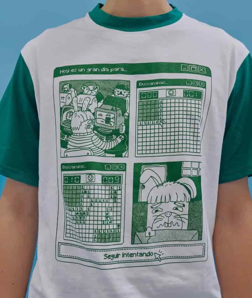 Camiseta buscaminas - miniatura 1