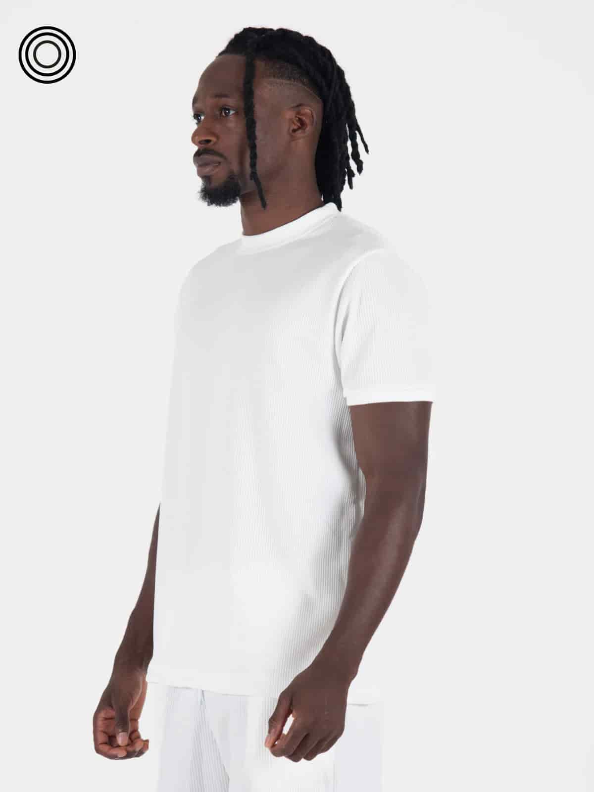 Camiseta hombre atenas slim ivory - miniatura 4