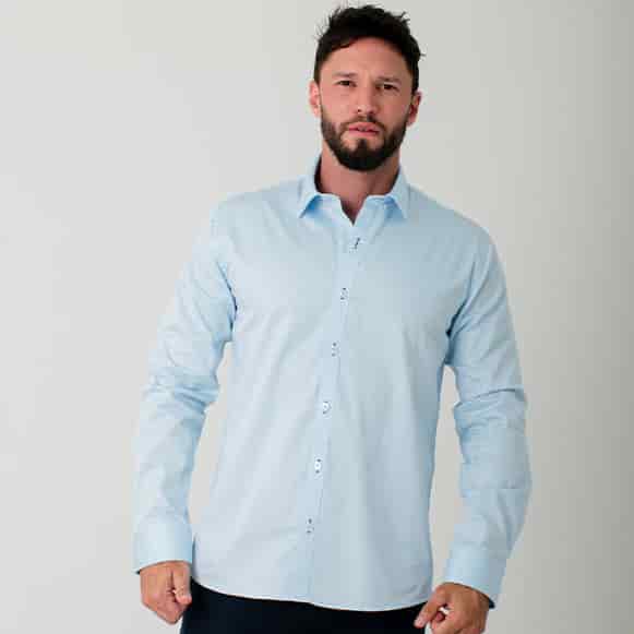 CAMISA ML 100% ALGODON HOMBRE - miniatura 115