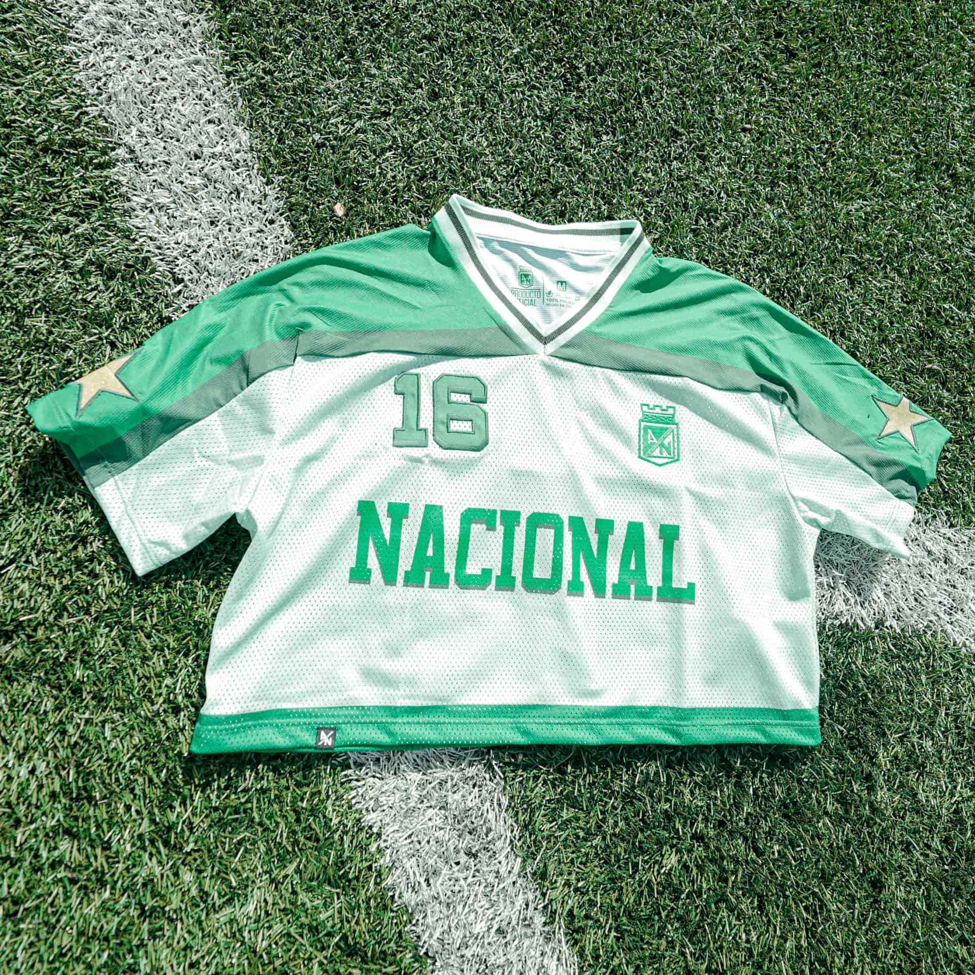 CAMISETA VERDE NFL ESTRELLAS MUJER - miniatura 1