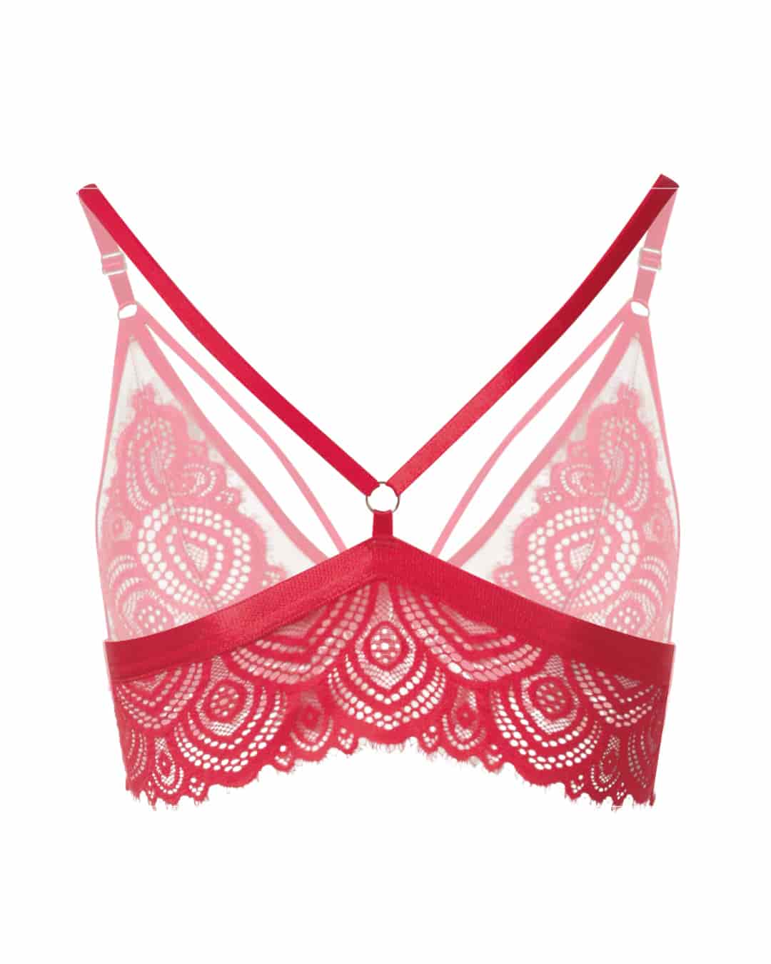 Bralette en encaje - DOMINICA ROJO - miniatura 3