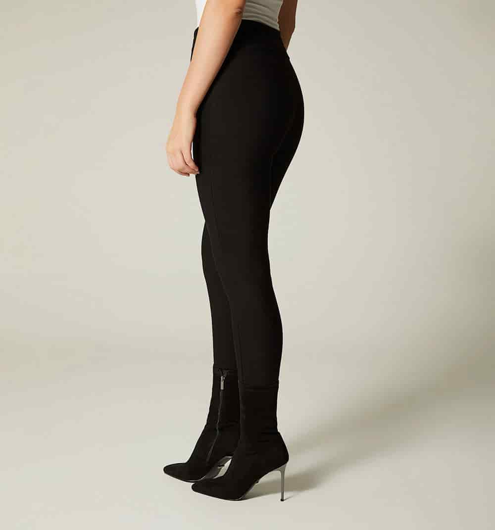 Leggins pitillo con pretina ancha - miniatura 4