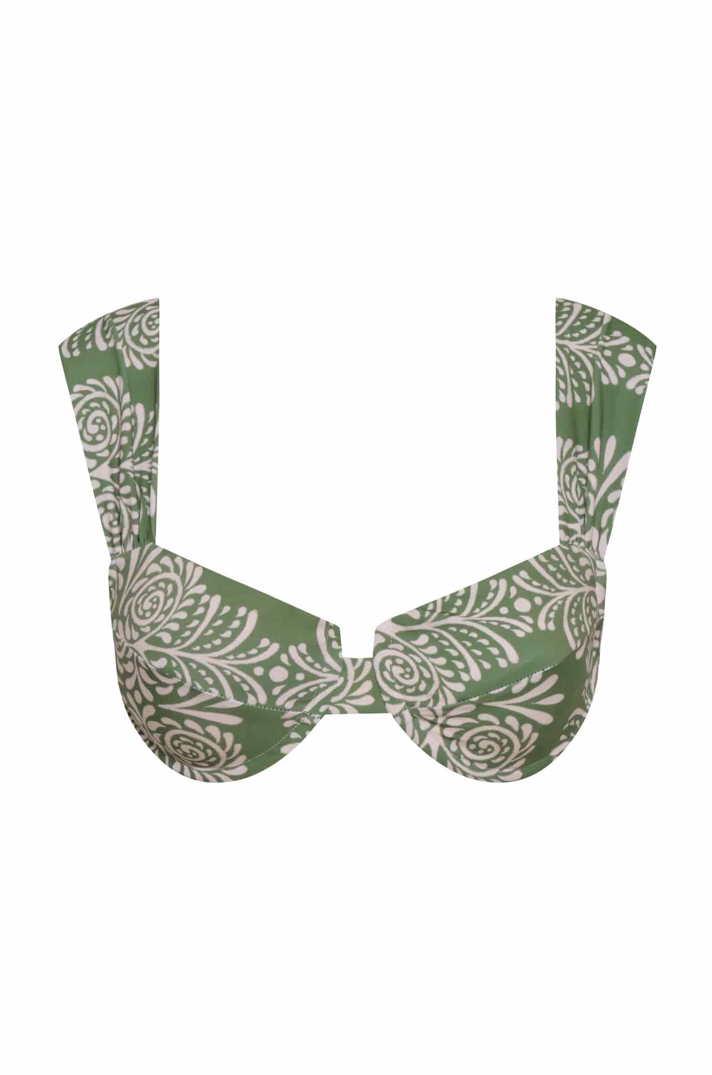 Sabina Top / Green Arabesque - miniatura 1