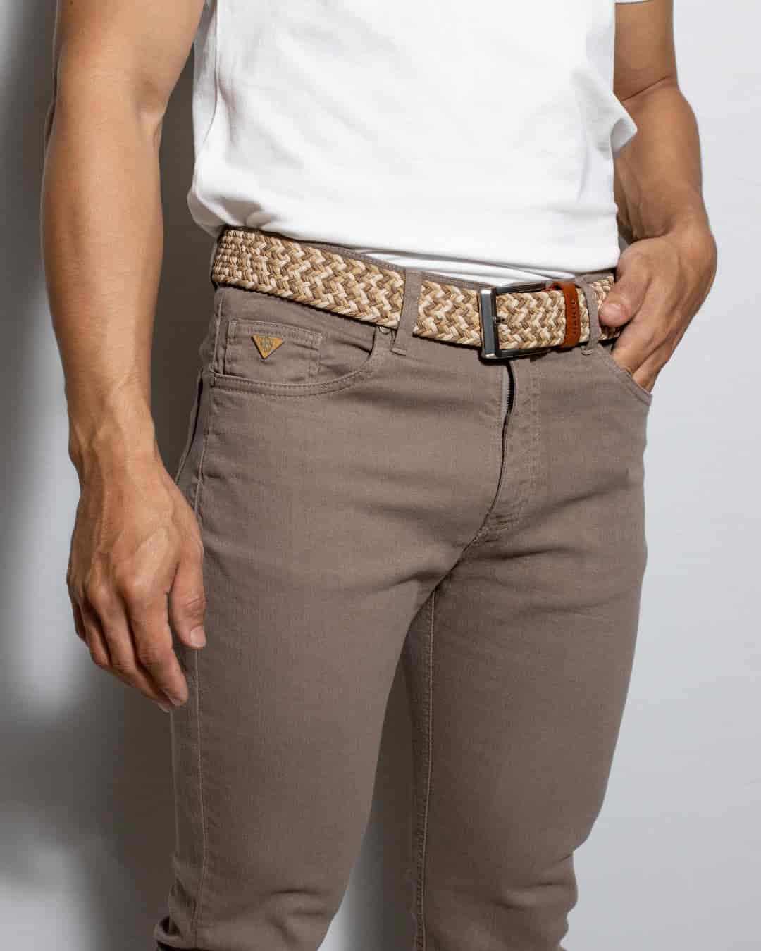 Pantalon de Drill Cafe - miniatura 4