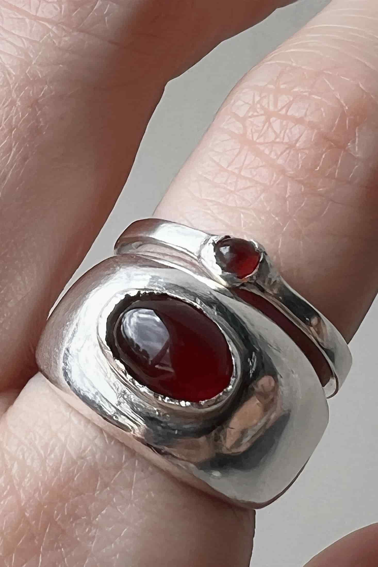 Anillo Cendra Cornalina - miniatura 2