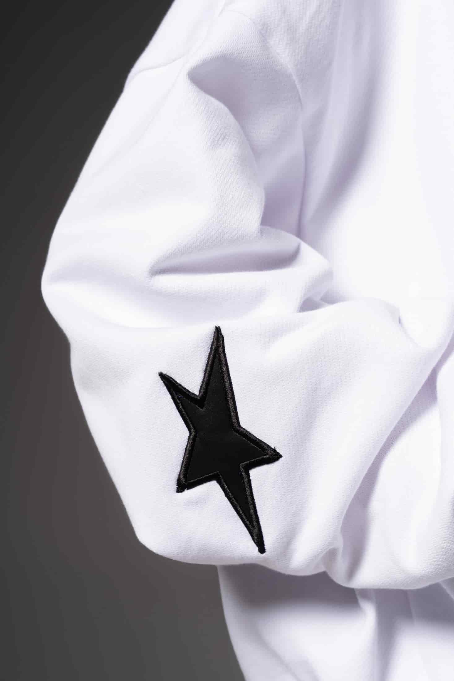 Double Zip Hoodie Boxy fit estrellas negras - miniatura 13