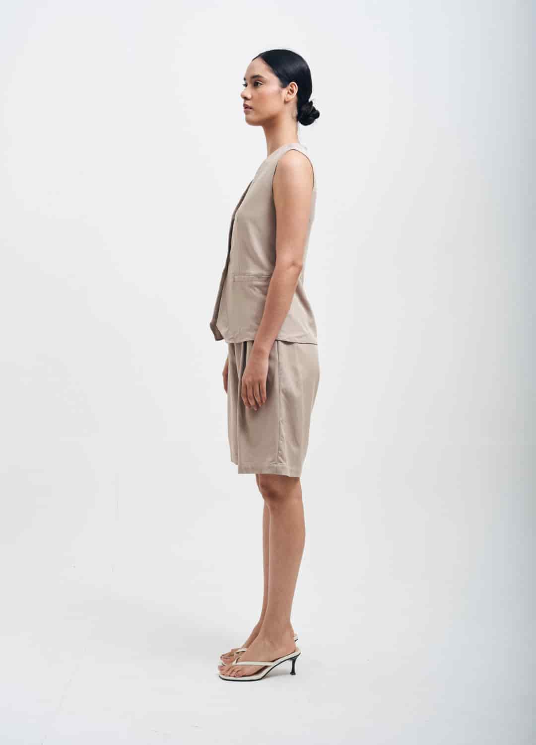 Blusa Cleotilde Taupe - miniatura 6