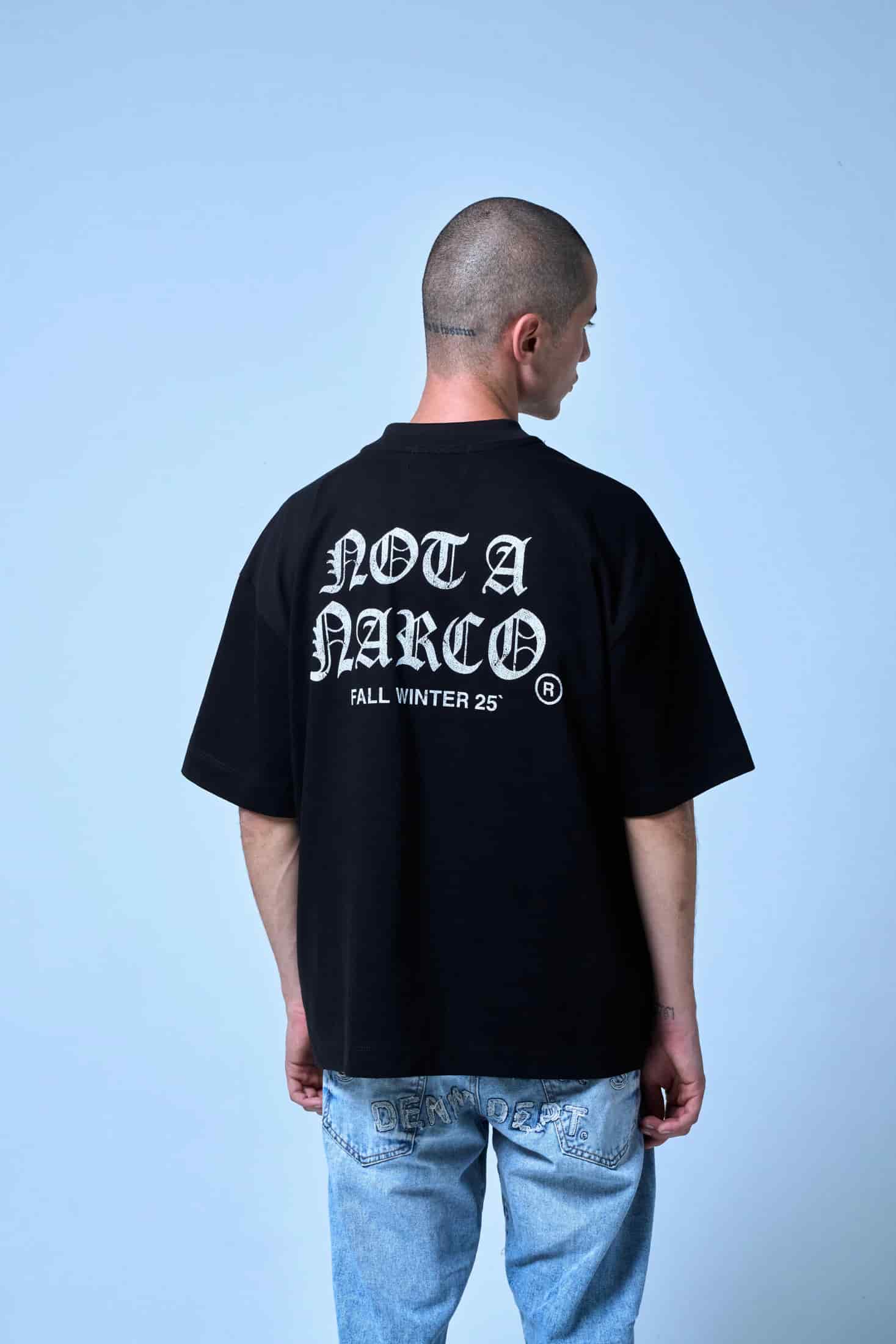 NOT A NARCO FW25 WHITE T-SHIRT - miniatura 15