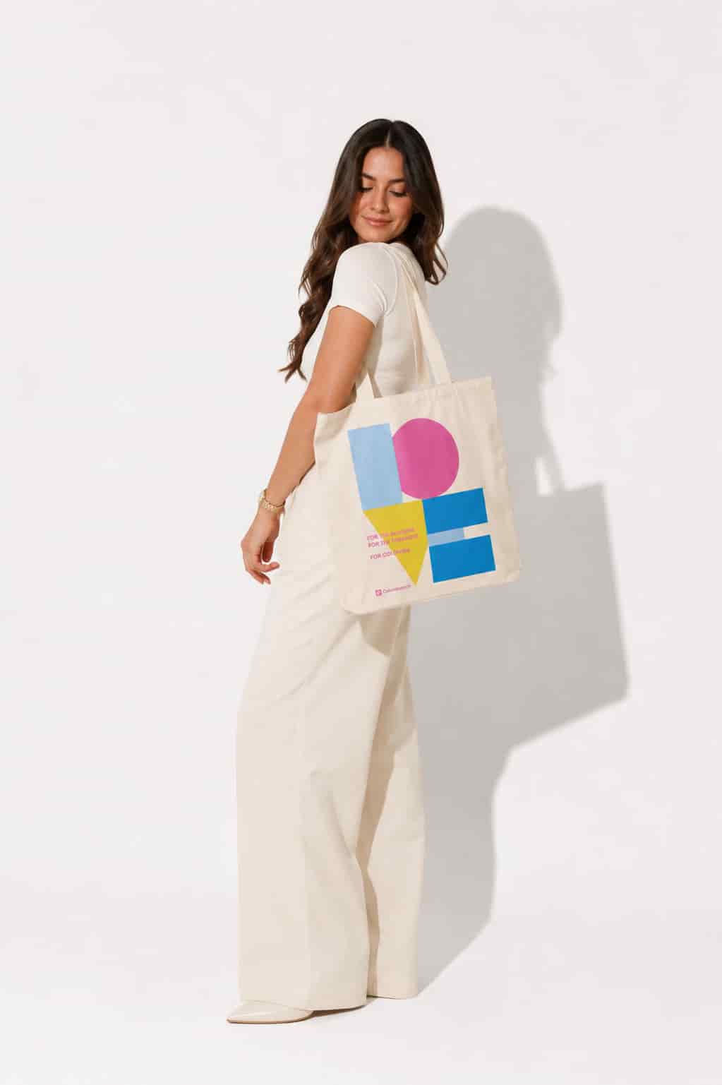 CTW Tote Bag With Love Colombia crudo - miniatura 3