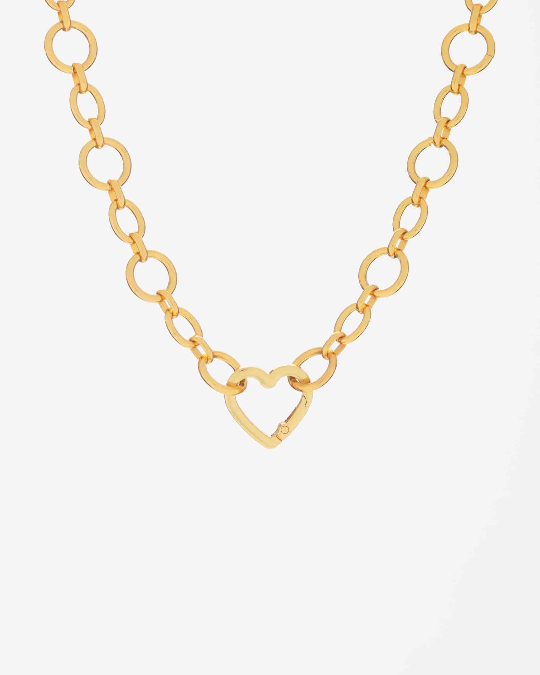 Collar Broche Corazón Gold - miniatura 2