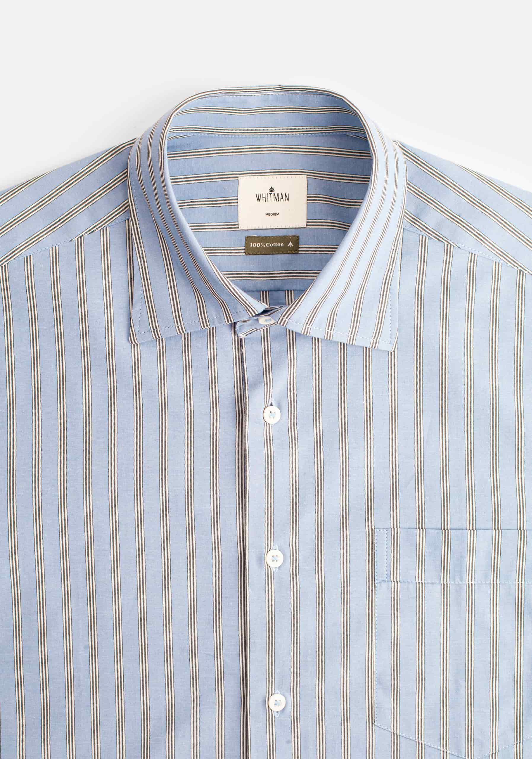Camisa H CI Jamaica Rayas Grd Azul Medio - miniatura 5