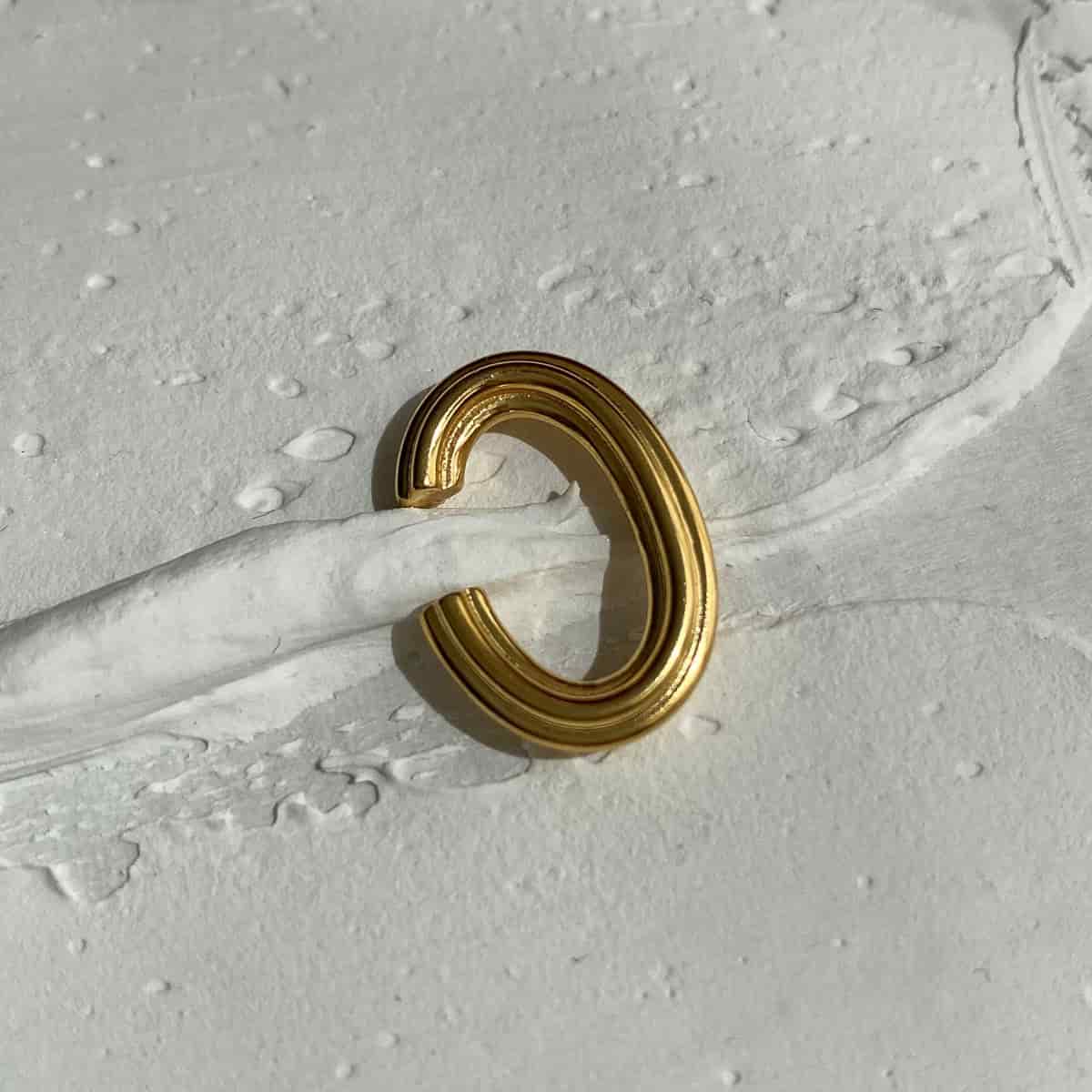 EAR CUFF PARALLEL ORO - miniatura 4