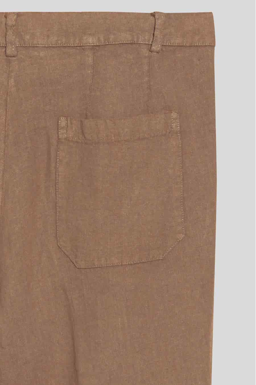 Men's linen pants leather donato - miniatura 3