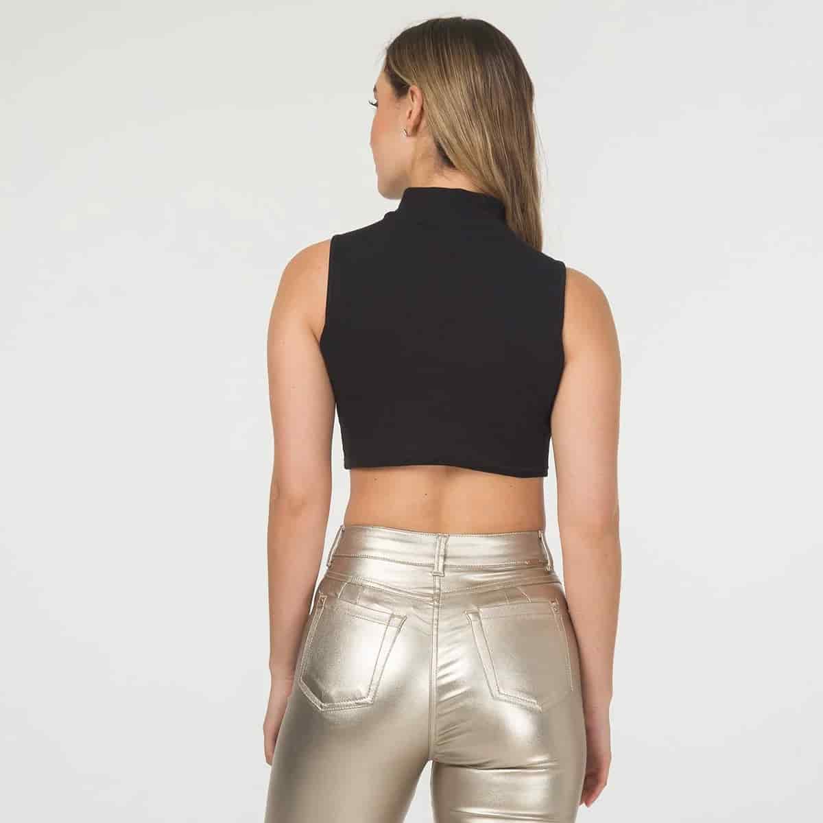 Crop Top Cuello Tortuga Sasha - miniatura 10