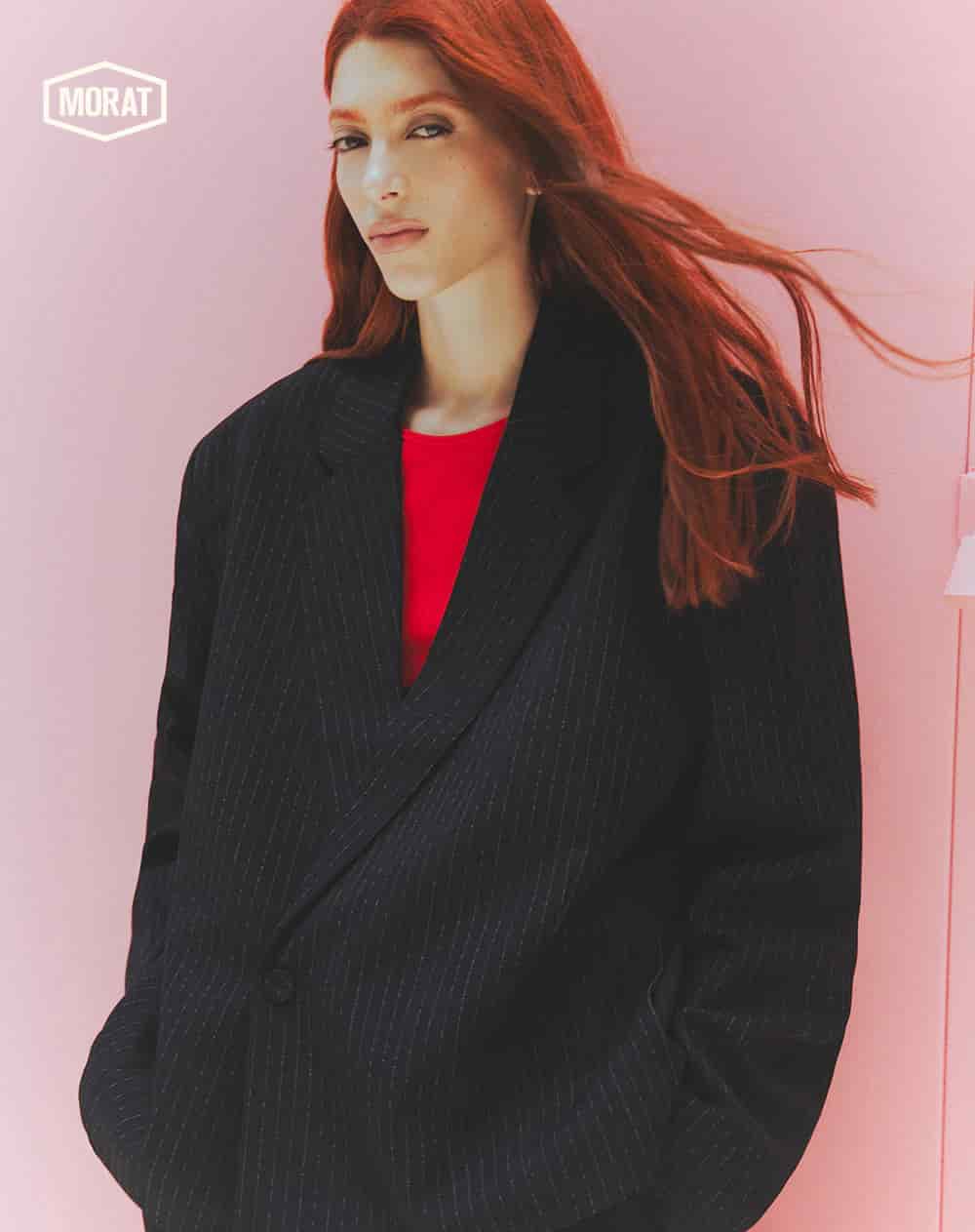 Blazer cropped negro unisex GEF | MORAT - miniatura 3