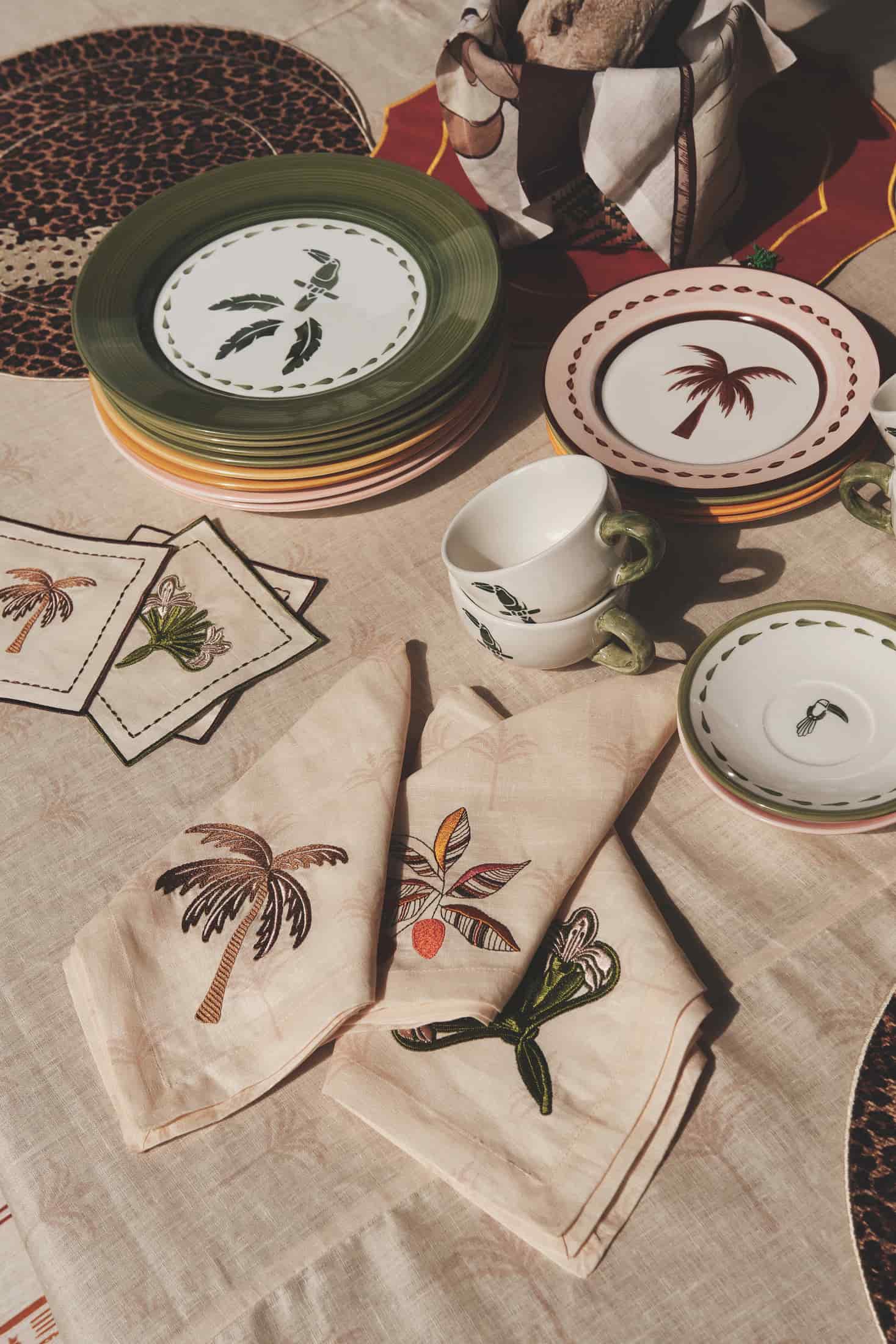JDD Tucan Dinner Plate / Green - miniatura 2
