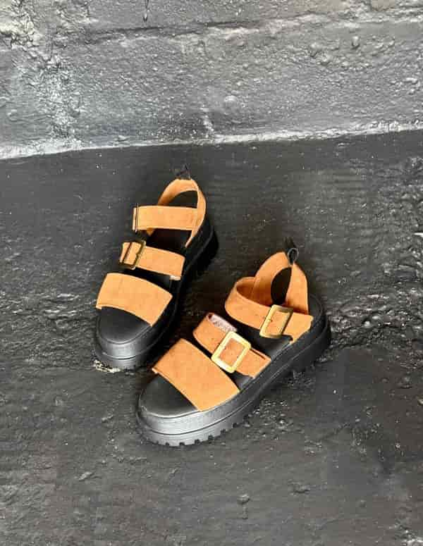 SANDALIAS CHUNKY MIEL - miniatura 5