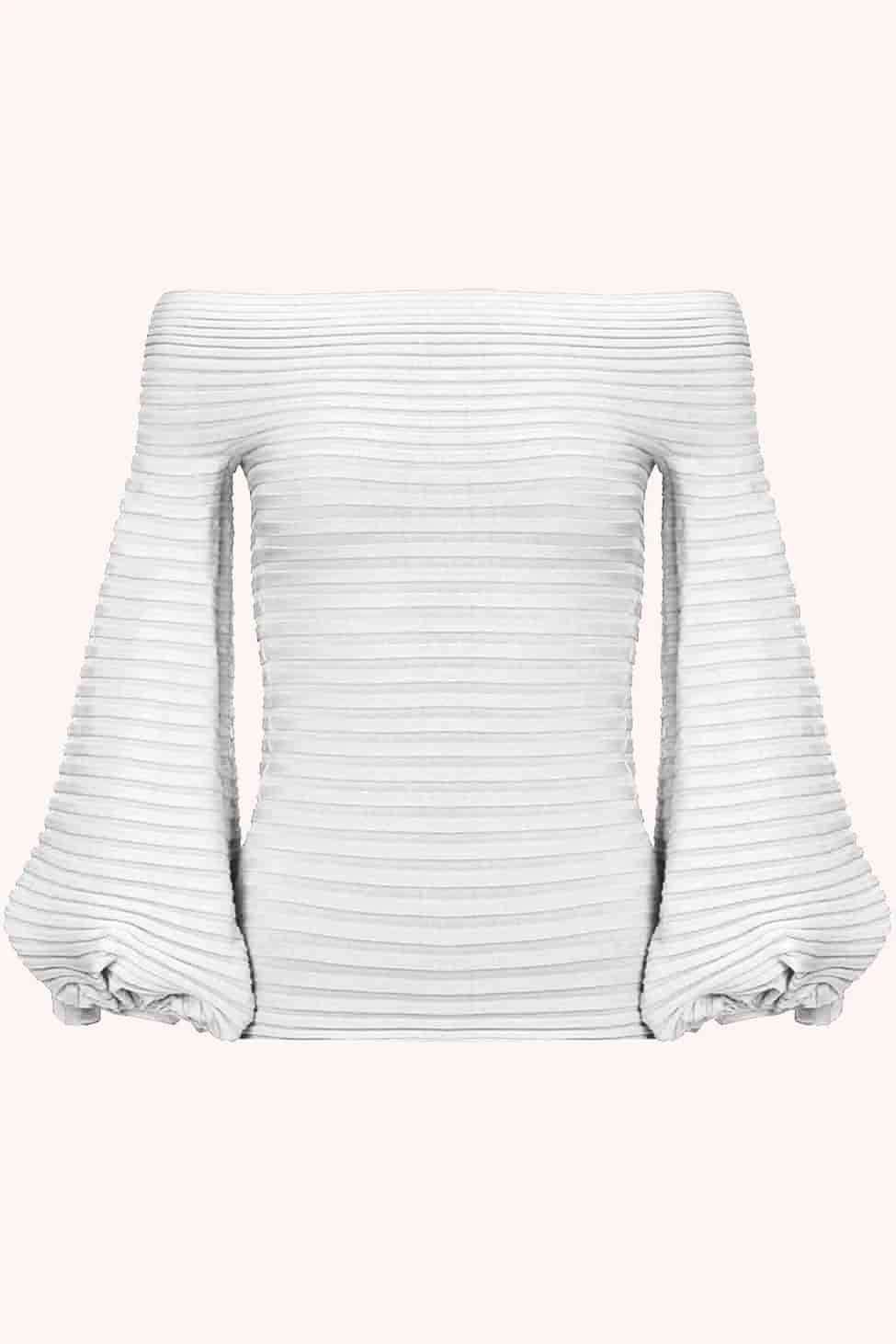 Conde Ribbed Blouse - miniatura 4