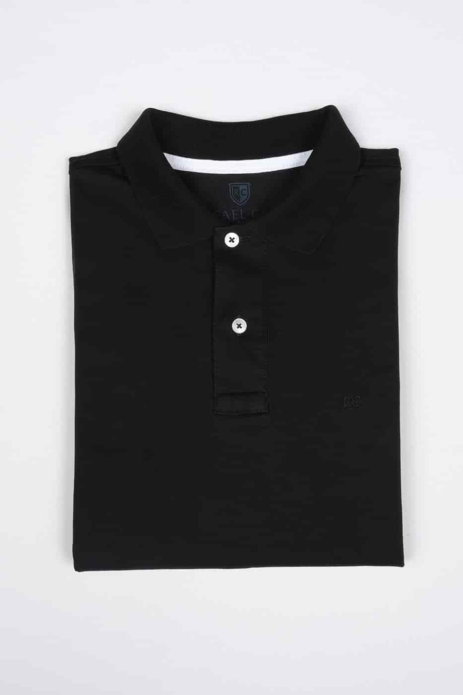 Camiseta Polo Negro - miniatura 3