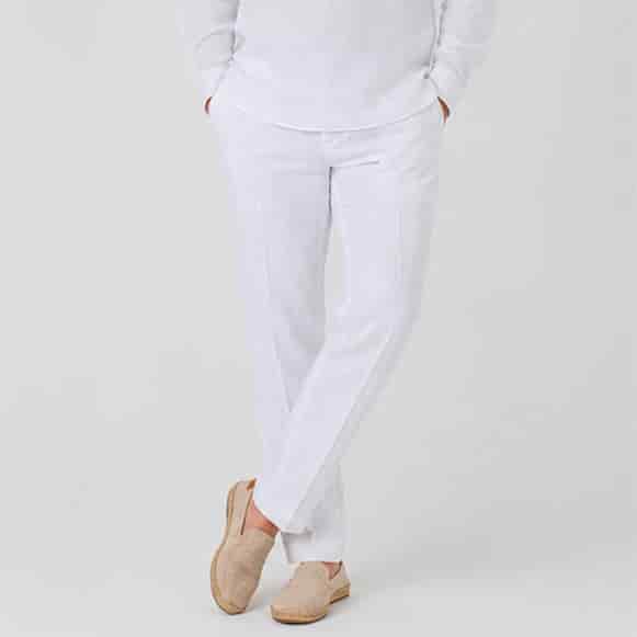 PANTALON 100% LINO HOMBRE - miniatura 7