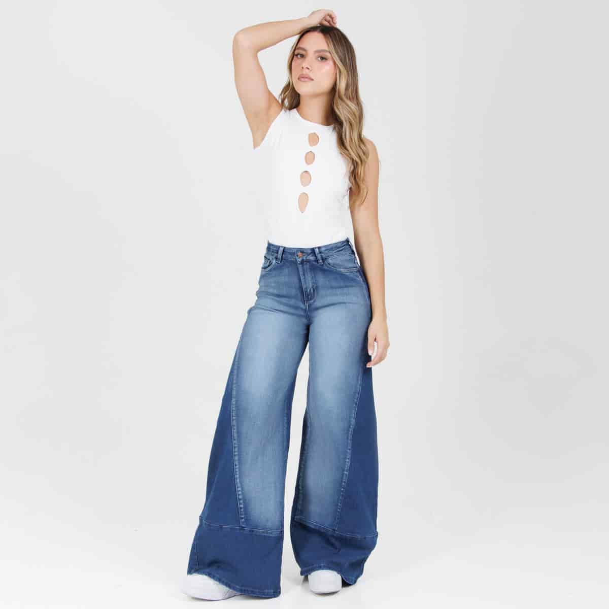 Jean wide leg Ax-3001 LIcrado - miniatura 2