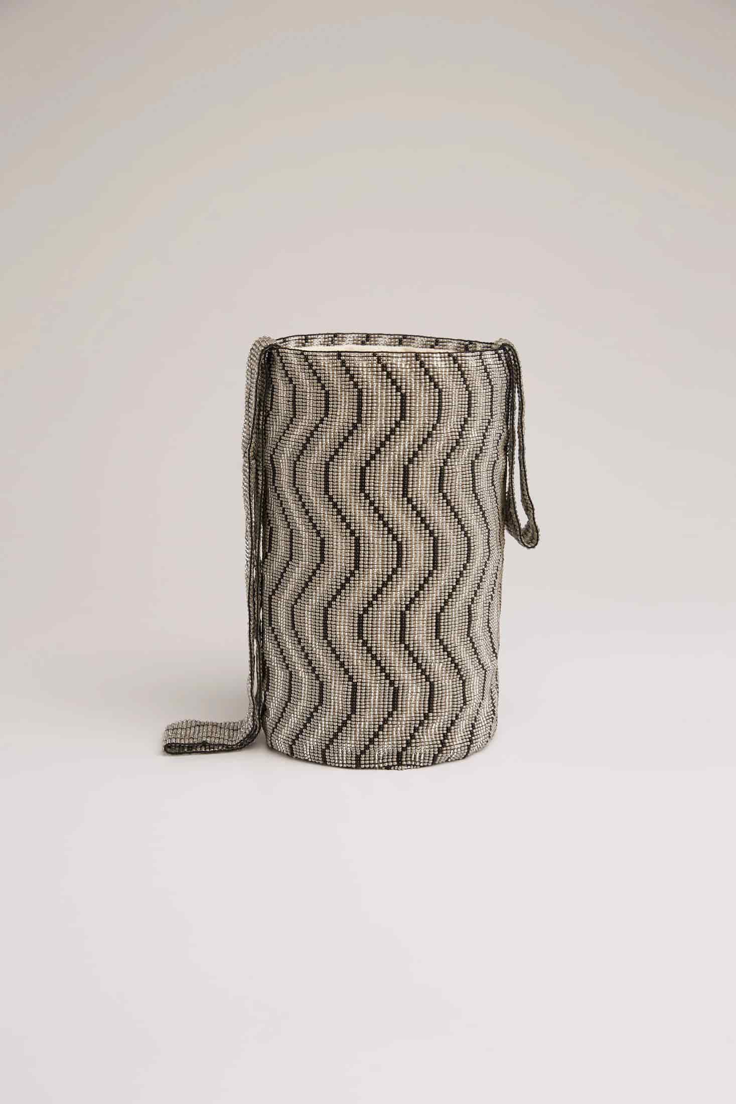 Happiness Comes in Waves Bag - Silver/Black - miniatura 2