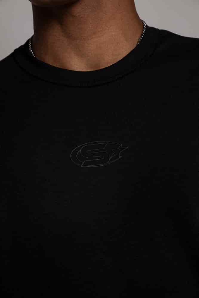 Camiseta Courage Rib-Negra - miniatura 6