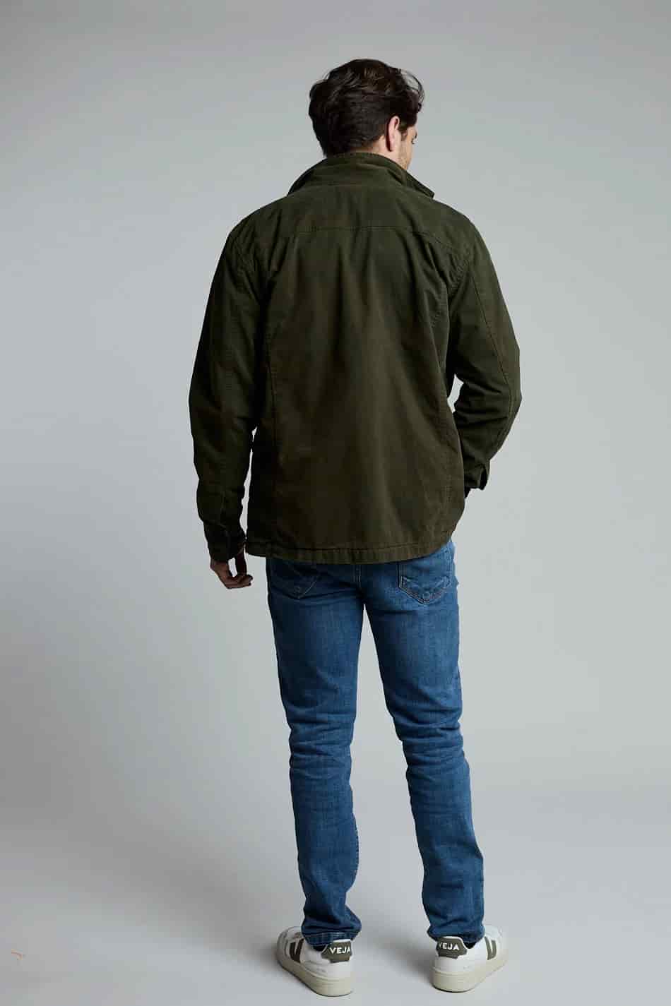 Chaqueta Cargo Verde Militar - miniatura 16