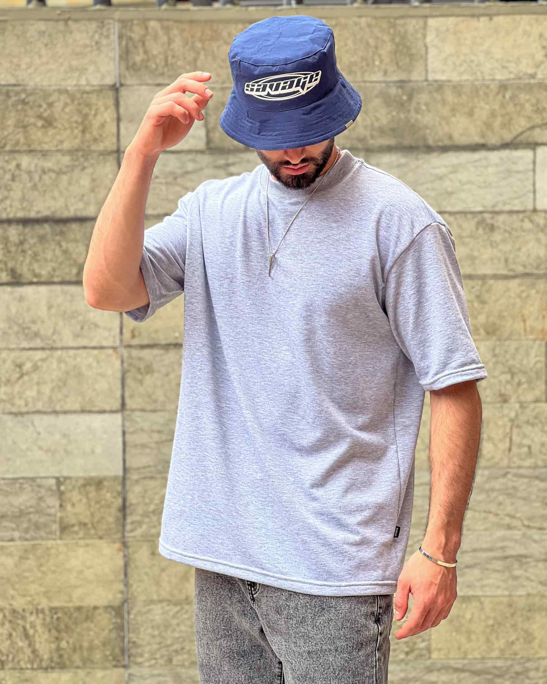 Bucket hat azul navy /svg blanco 14261 - miniatura 3