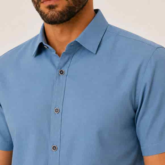 CAMISA MC 100% ALGODON HOMBRE - miniatura 3