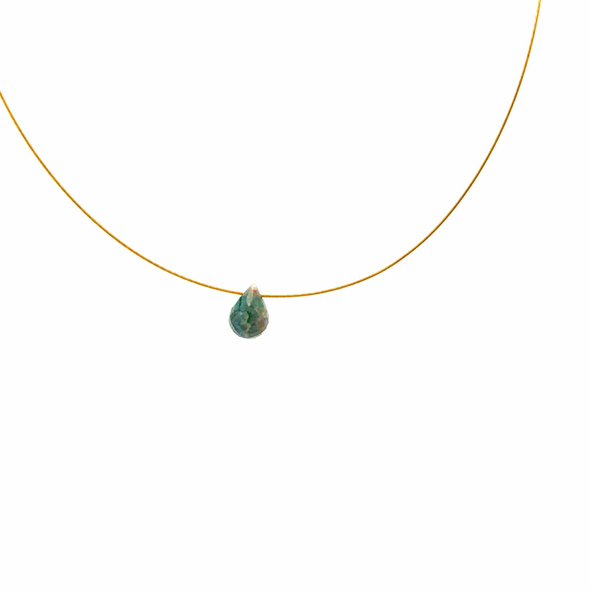 Stone Drop Necklace - miniatura 1