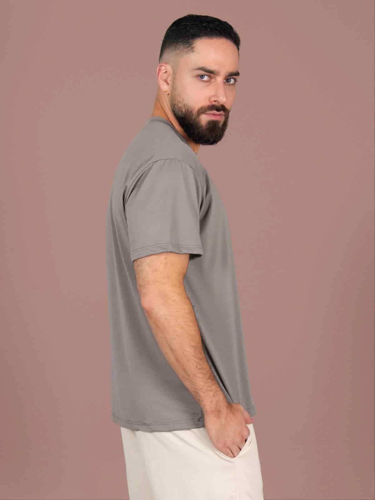 CAMISETA QATAR HOMBRE GRAY - miniatura 2