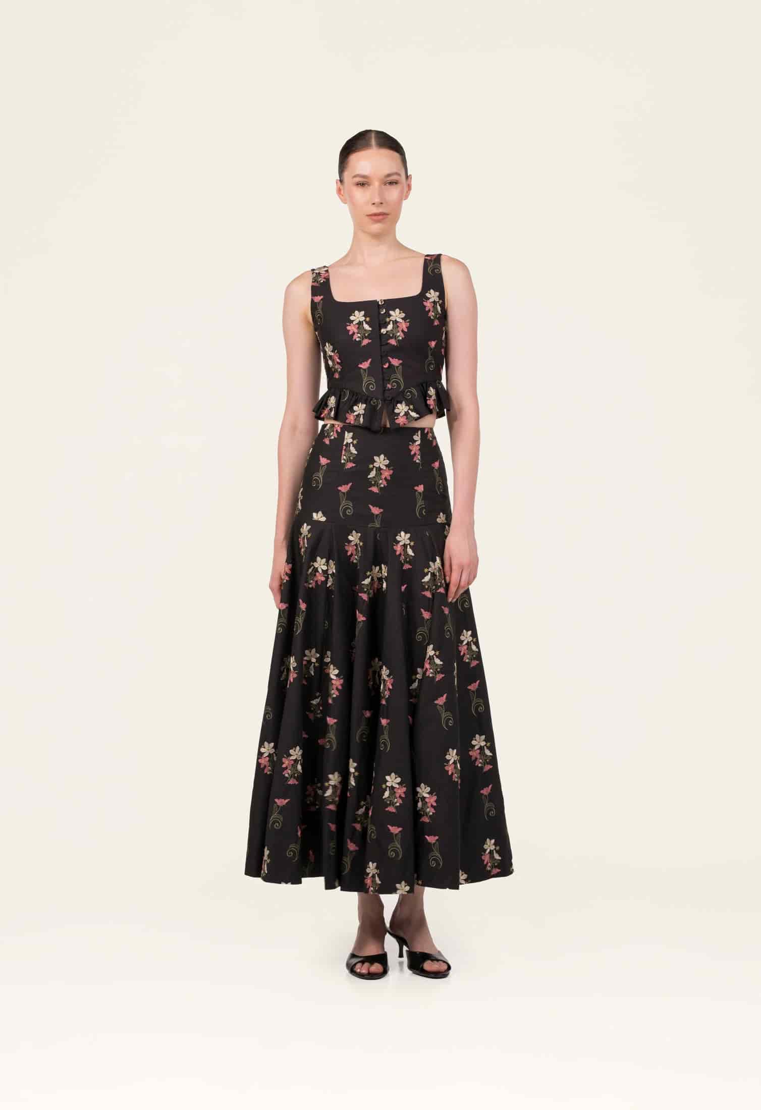 Nacar Noche Maxi Skirt - miniatura 5
