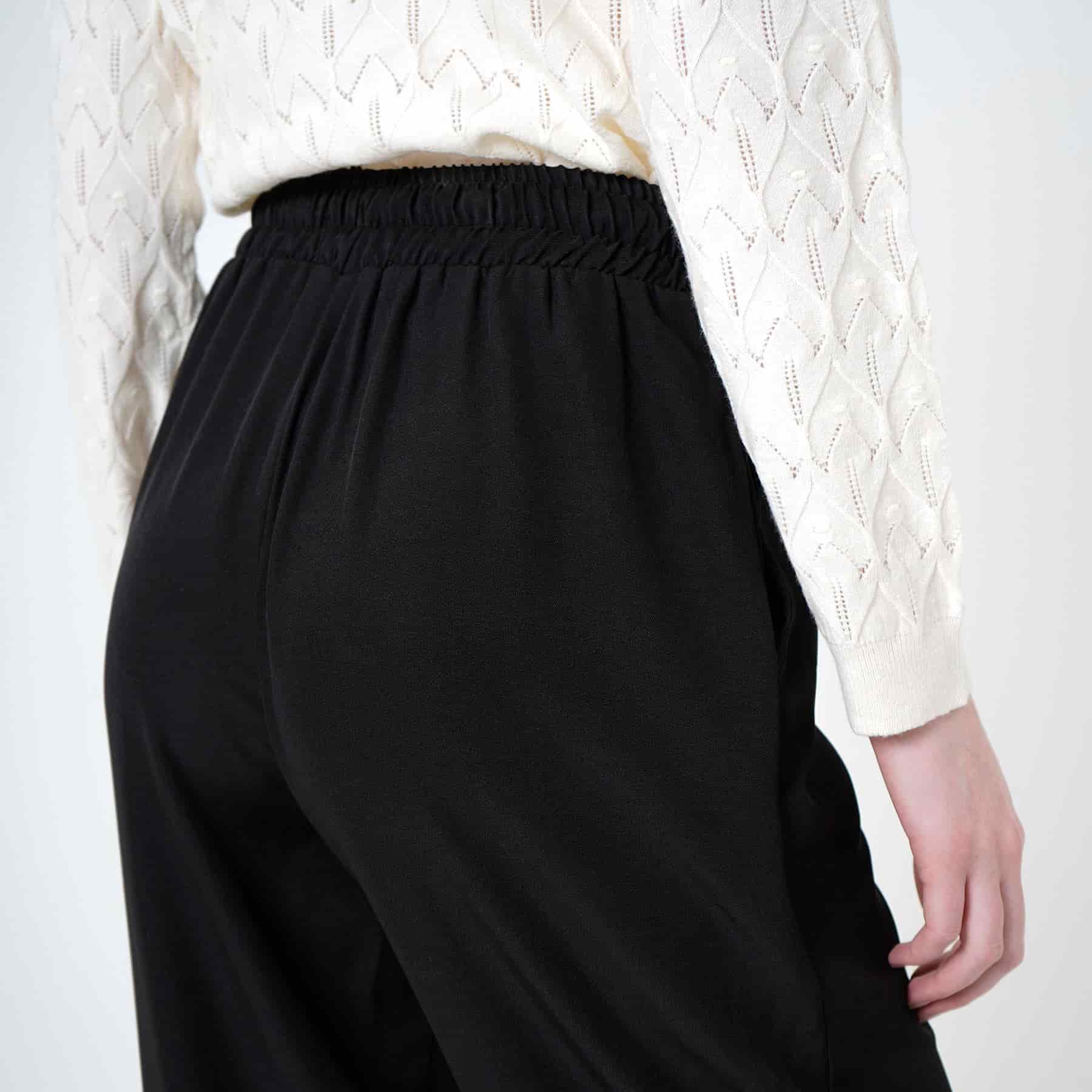 Pantalón básico bota recta cintura elástica - miniatura 3