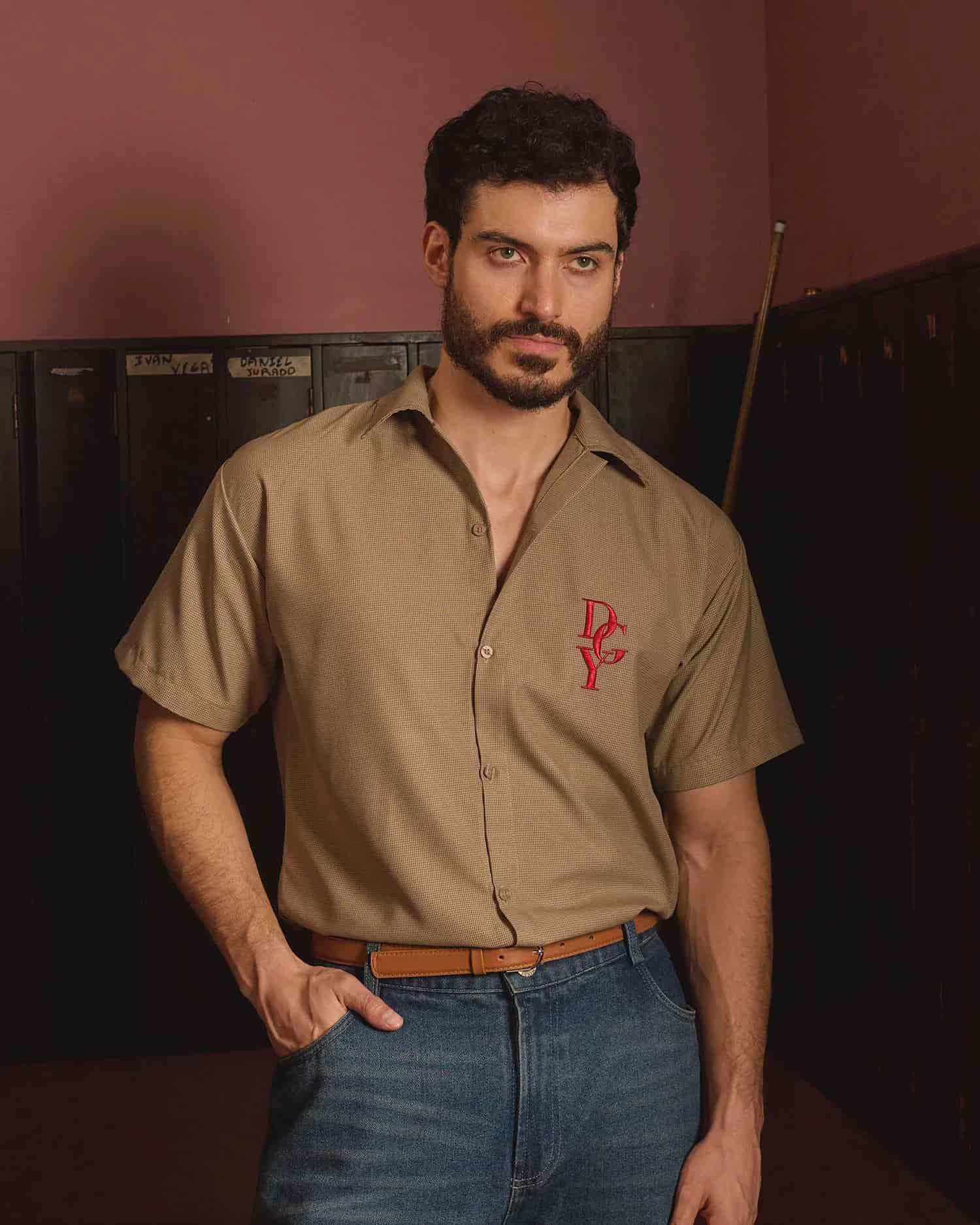 Camisa Don Justo Cafe - miniatura 1