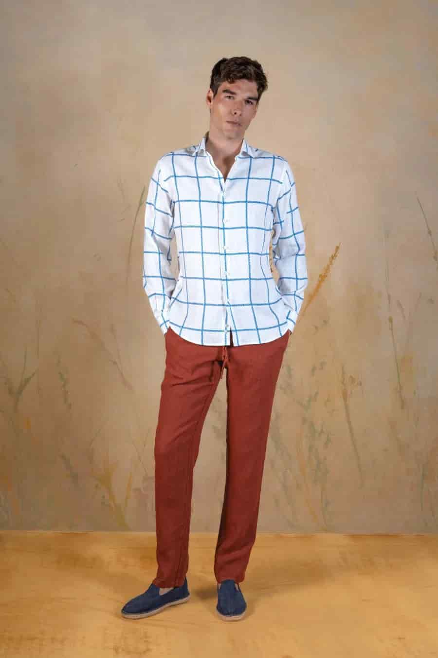 Aurelia linen shirt white - miniatura 1