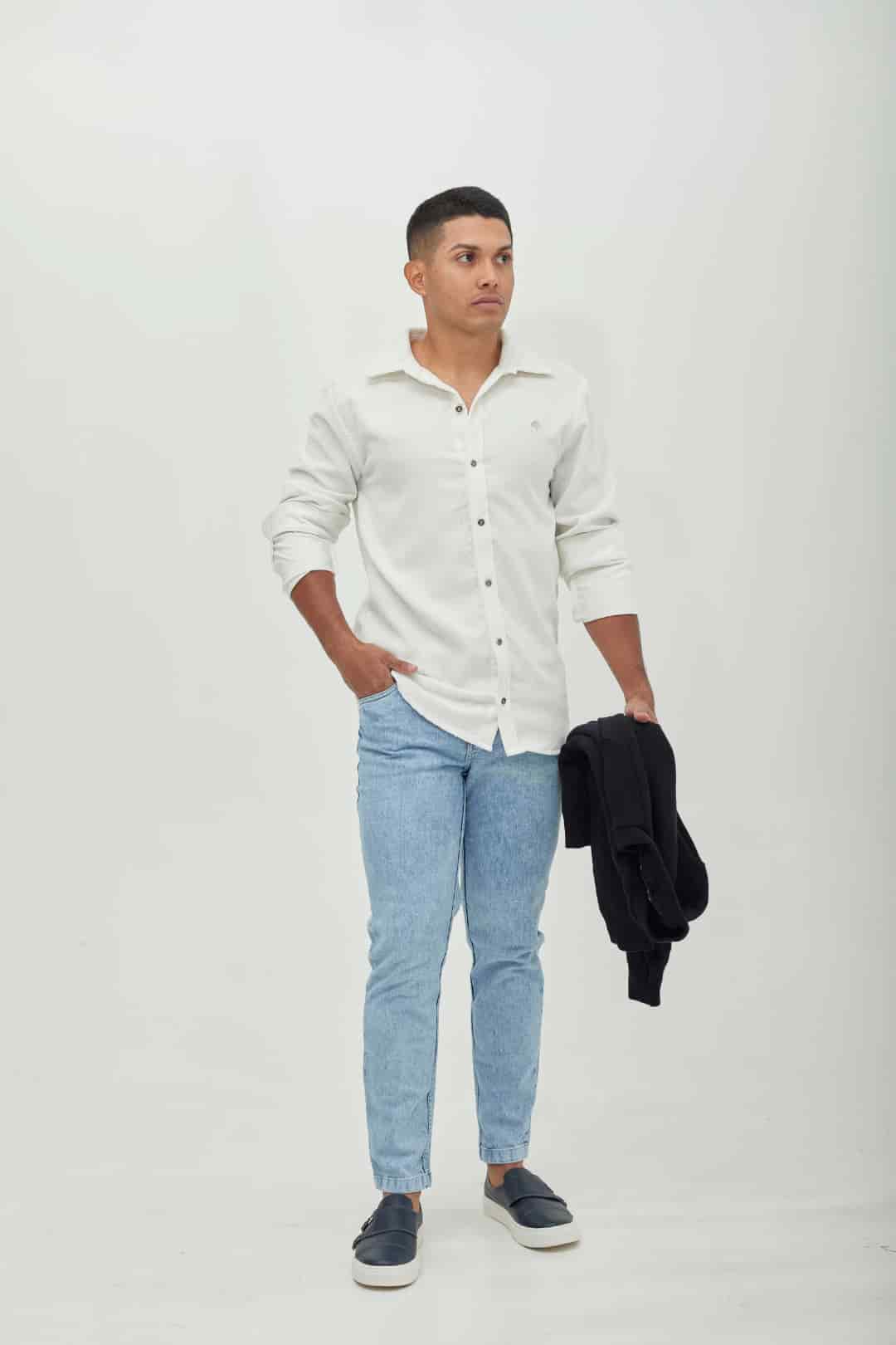 Camisa Clasica Pana Blanca - miniatura 3