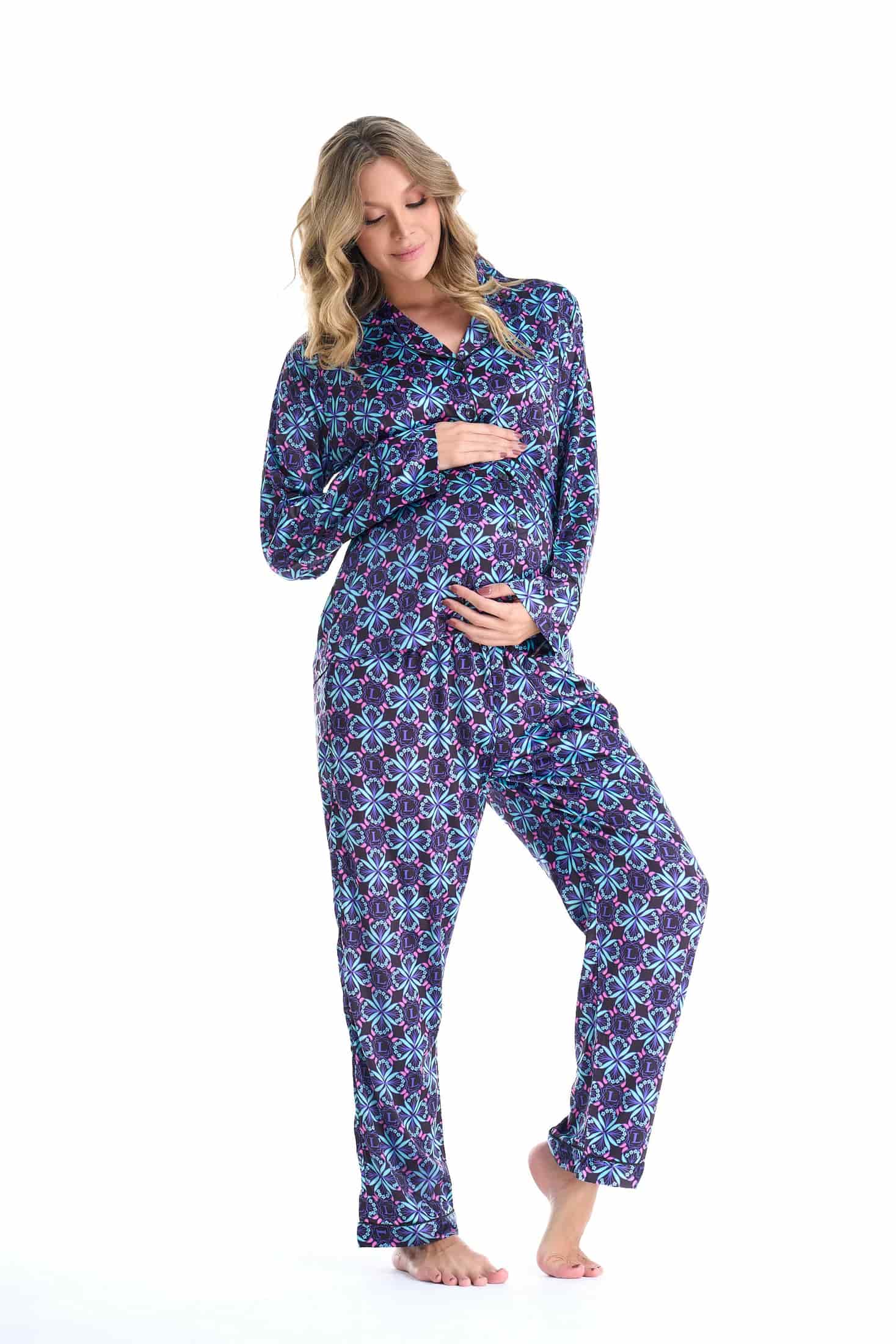 Conjunto pantalón bohemio azul - miniatura 3