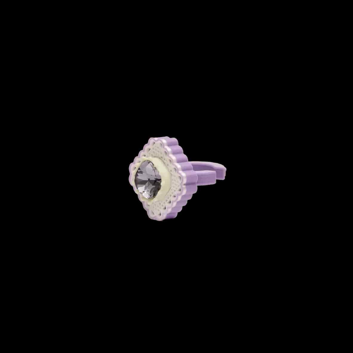 EARCUFF LACE ROMBO - miniatura 2