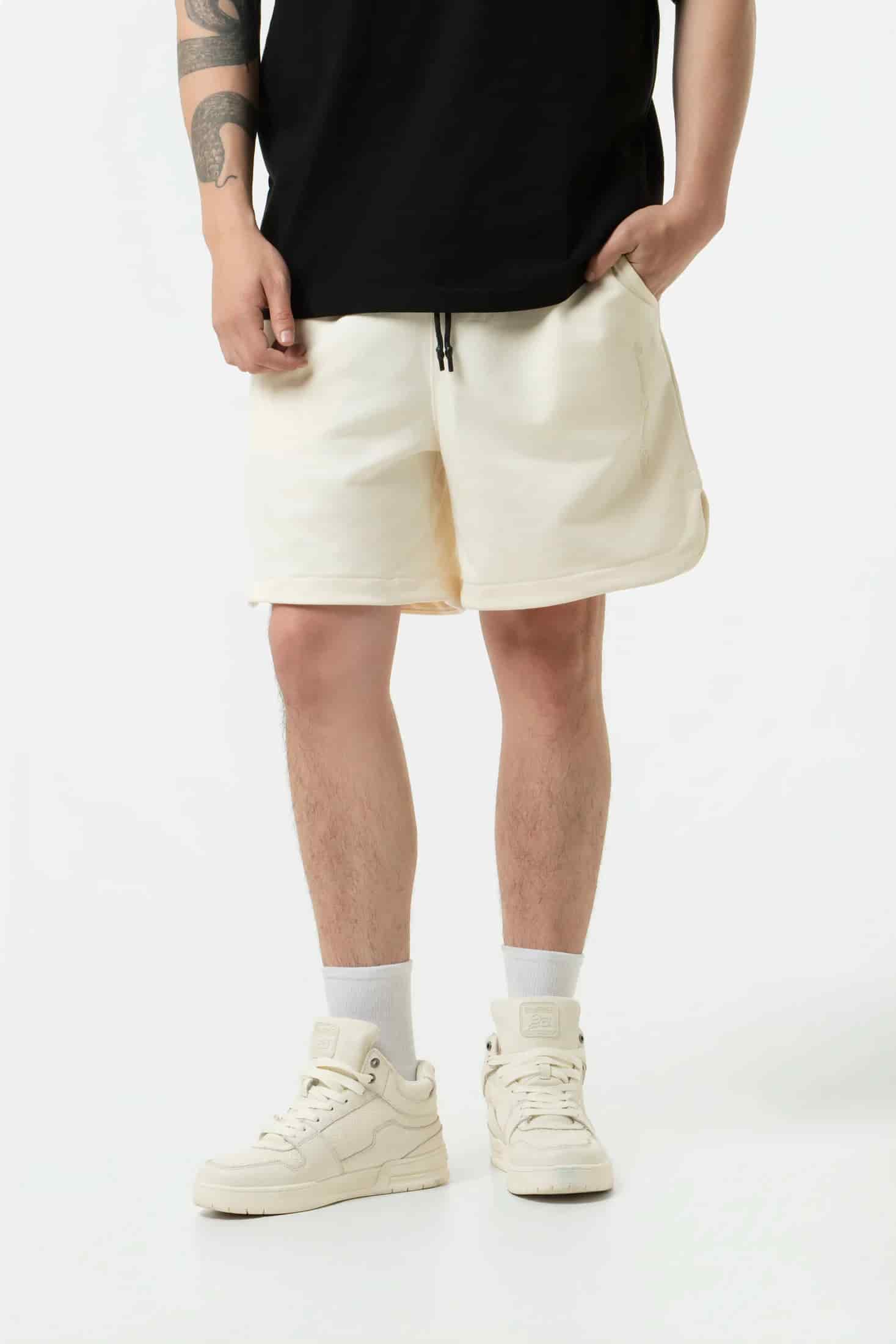 BERMUDA JOGG COLOR IVORY - miniatura 2