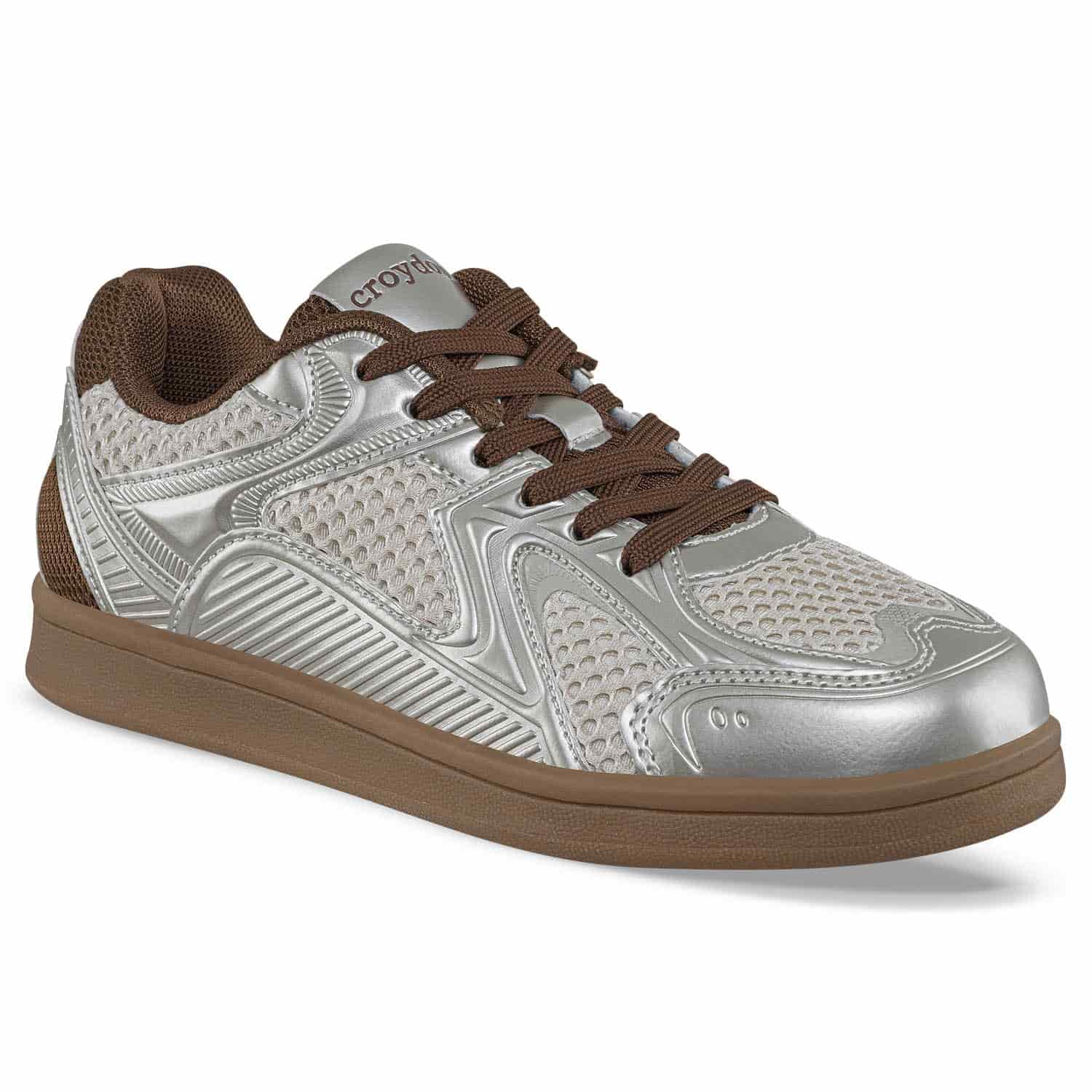 Tenis Urbanos Fidom Beige Croydon Para Mujer - miniatura 1
